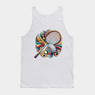 Badminton graphic Tank Top